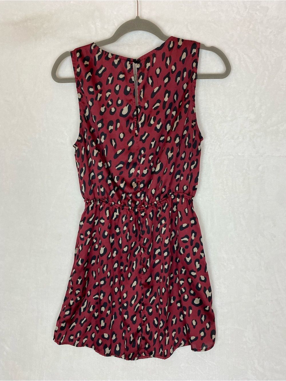 Forever 21 Red Leopard Print Dress Large